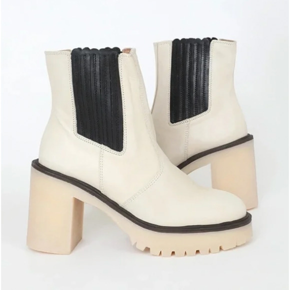 Free People James Chelsea Boot in White size 7 - Picture 3 of 5
